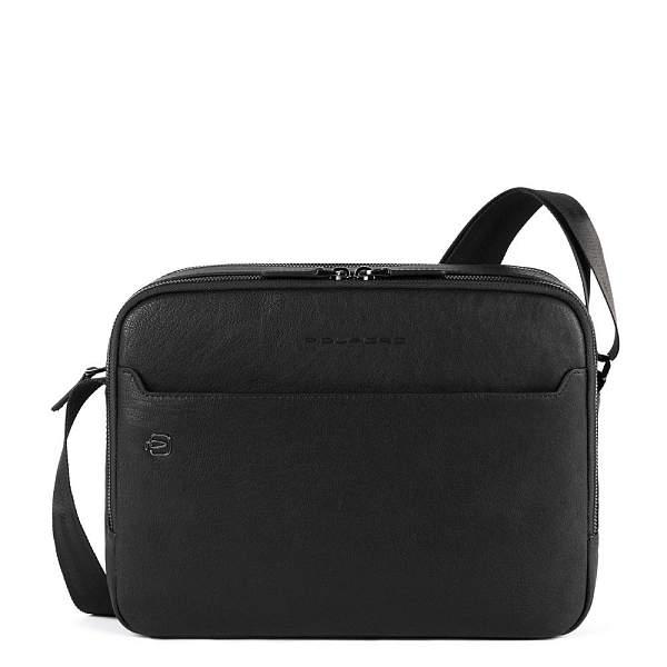 Сумка Piquadro CA5086B3/N через плечо кожаная черная Piquadro, Артикул: CA5086B3/N фото №1