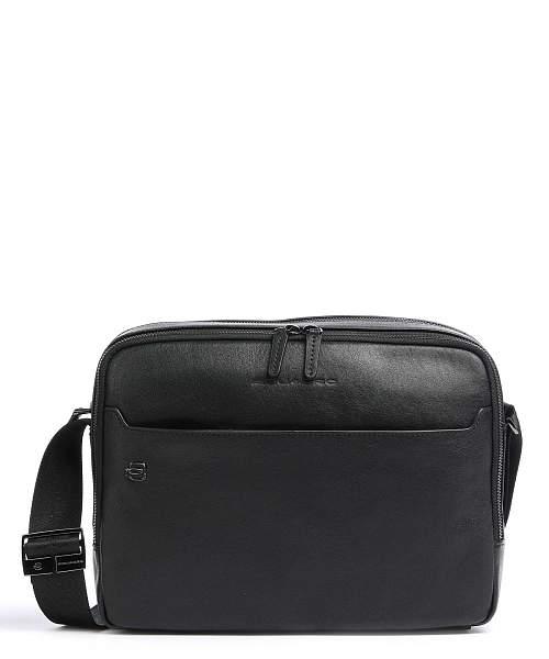 Сумка Piquadro CA5086B3/N через плечо кожаная черная Piquadro, Артикул: CA5086B3/N фото №1