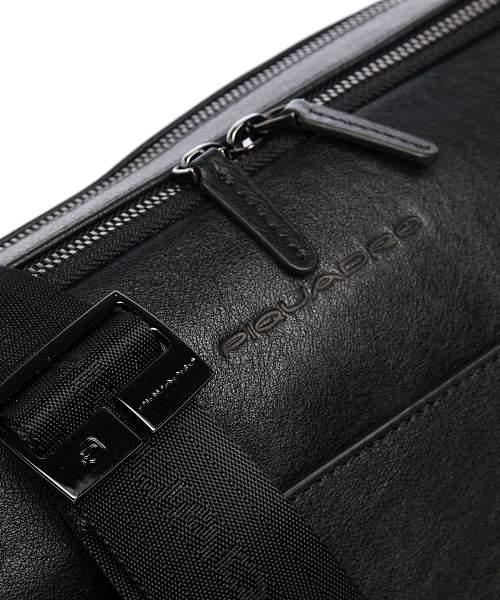 Сумка Piquadro CA5086B3/N через плечо кожаная черная Piquadro, Артикул: CA5086B3/N фото №1