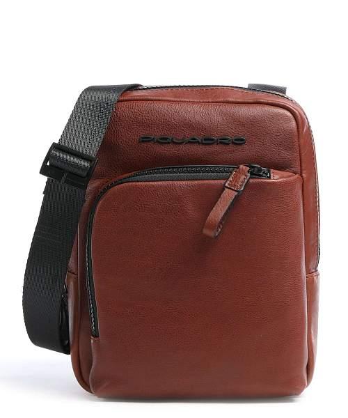 Сумка через плечо Piquadro кожаная табачная Piquadro, Артикул: CA3084AP/CU фото №1