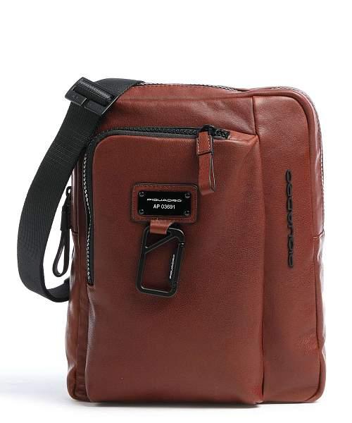 Сумка через плечо Piquadro кожаная табачная Piquadro, Артикул: CA1816AP/CU фото №1