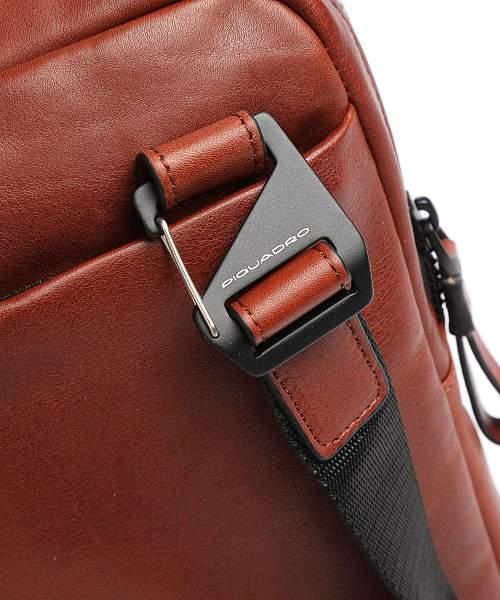 Сумка через плечо Piquadro кожаная табачная Piquadro, Артикул: CA1816AP/CU фото №1