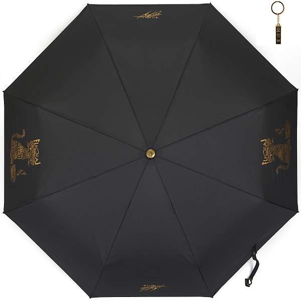Зонт женский чёрный Flioraj 16075 FJ Flioraj, Артикул: 16075 FJ фото №1