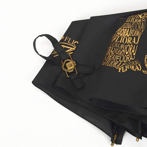 Зонт женский чёрный Flioraj 16075 FJ Flioraj, Артикул: 16075 FJ фото №1