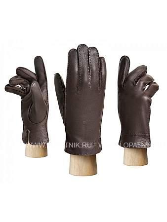 перчатки мужские 100% ш hs630m brown hs630m Eleganzza