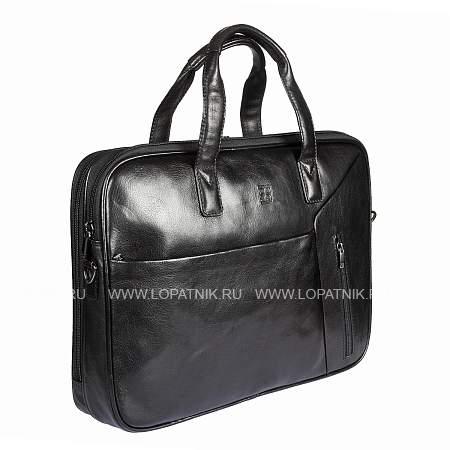 бизнес-сумка чёрный sergio belotti 9282 milano black Sergio Belotti