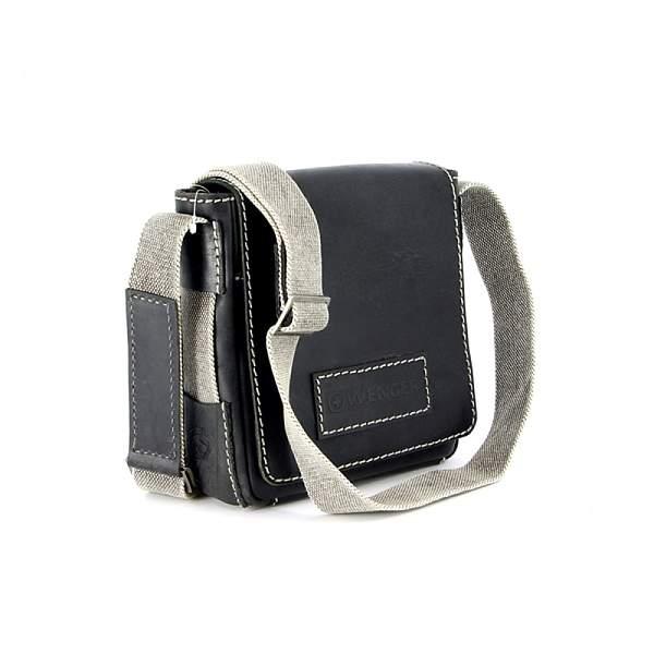 Мужская наплечная сумка Wenger Black Arizona Wenger, Артикул: W23-03BLACK фото №1