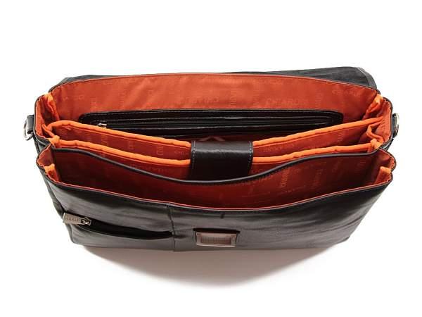 Портфель с отделением для ноутбука Chiarugi Chiarugi, Артикул: 94583 nero фото №1