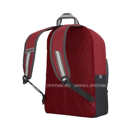рюкзак wenger next crango 16", красный/черный, переработанный пэт/полиэстер, 33х22х46 см, 27 л. 611980 Wenger