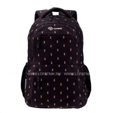 рюкзак torber class x, черный с орнаментом, полиэстер 900d, 45 x 30 x 18 см t2602-22-blk Torber