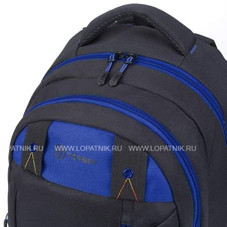 рюкзак torber class x, черный с синей вставкой, полиэстер 900d, 45 x 32 x 16 см t5220-22-blk-blu Torber