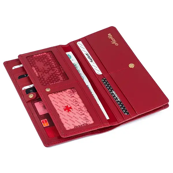 Женский кошелек Vasheron, Артикул: 9680-N.Palermo Red фото №1