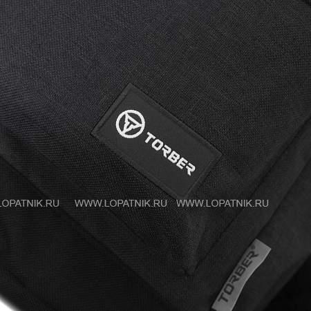 рюкзак torber graffi, черный, полиэстер меланж, 46 х 29 x 18 см t8083-blk Torber