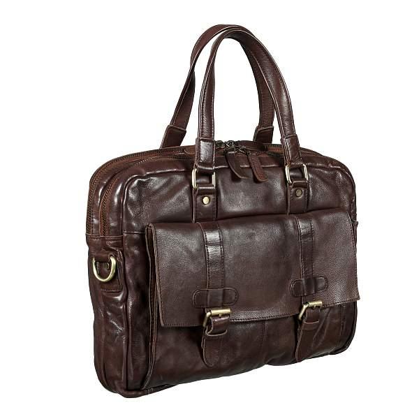 Бизнес сумка коричневый Gianni Conti 4001381 brown Gianni Conti, Артикул: 4001381 brown фото №1