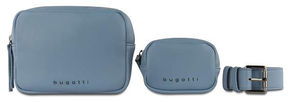 Сумка на пояс BUGATTI Almata, с кошельком, голубая, полиуретан, 29x5x13 см 49665039 BUGATTI, Артикул: 49665039 фото №1