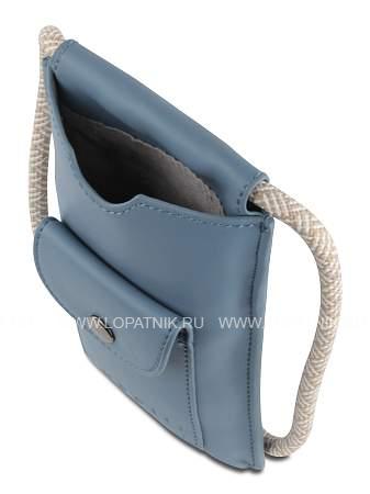 сумка-чехол для мобильного телефона bugatti almata, голубая, полиуретан, 11x2x18 см 49665239 BUGATTI