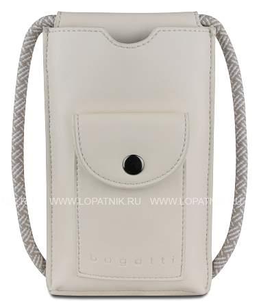 сумка-чехол для мобильного телефона bugatti almata, бежевая, полиуретан, 11x2x18 см 49665250 BUGATTI