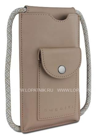 сумка-чехол для мобильного телефона bugatti almata, песочная, полиуретан, 11x2x18 см 49665254 BUGATTI