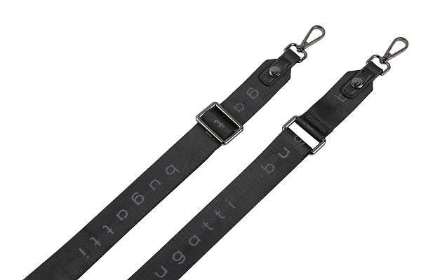 Сумка наплечная BUGATTI Almata, чёрная, полиуретан, 11х4х19 см 49665301 BUGATTI, Артикул: 49665301 фото №1