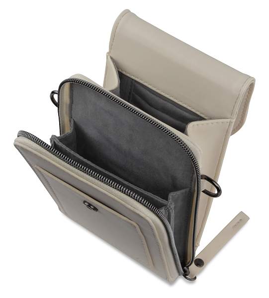 Сумка наплечная BUGATTI Almata, бежевая, полиуретан, 11х4х19 см 49665350 BUGATTI, Артикул: 49665350 фото №1