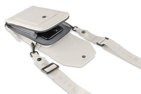 Сумка наплечная BUGATTI Almata, бежевая, полиуретан, 11х4х19 см 49665350 BUGATTI, Артикул: 49665350 фото №1