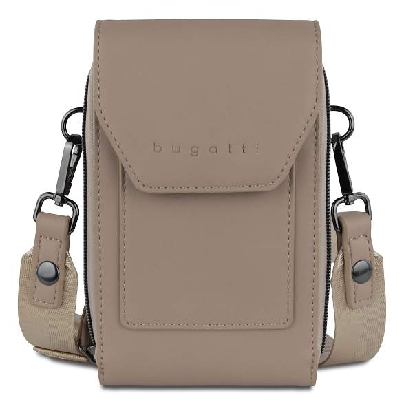 Сумка наплечная BUGATTI Almata, песочная, полиуретан, 11х4х19 см 49665354 BUGATTI, Артикул: 49665354 фото №1