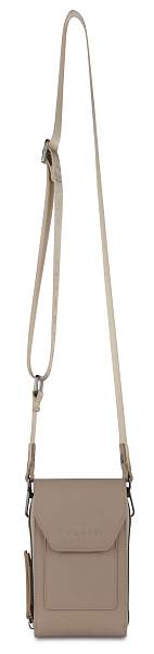 Сумка наплечная BUGATTI Almata, песочная, полиуретан, 11х4х19 см 49665354 BUGATTI, Артикул: 49665354 фото №1