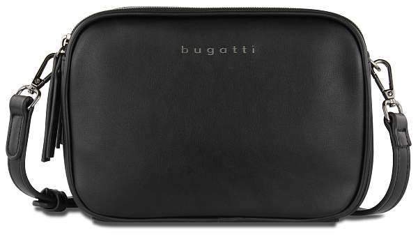 Сумка кросс-боди женская BUGATTI Almata, чёрная, полиуретан, 21,5х6х15 см 49665401 BUGATTI, Артикул: 49665401 фото №1