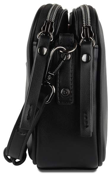 Сумка кросс-боди женская BUGATTI Almata, чёрная, полиуретан, 21,5х6х15 см 49665401 BUGATTI, Артикул: 49665401 фото №1