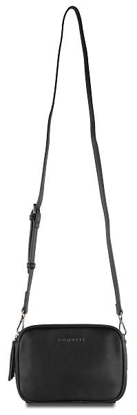 Сумка кросс-боди женская BUGATTI Almata, чёрная, полиуретан, 21,5х6х15 см 49665401 BUGATTI, Артикул: 49665401 фото №1