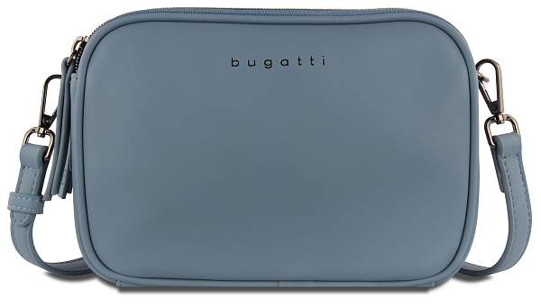 Сумка кросс-боди женская BUGATTI Almata, голубая, полиуретан, 21,5х6х15 см 49665439 BUGATTI, Артикул: 49665439 фото №1