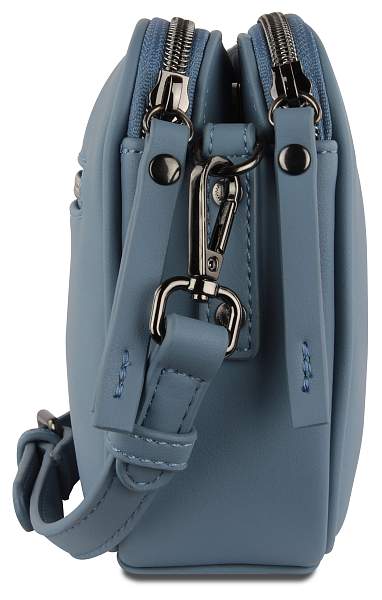 Сумка кросс-боди женская BUGATTI Almata, голубая, полиуретан, 21,5х6х15 см 49665439 BUGATTI, Артикул: 49665439 фото №1