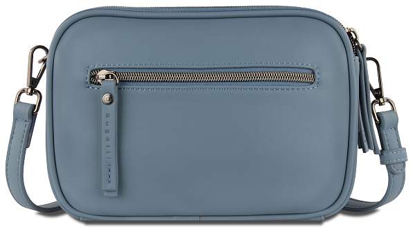 Сумка кросс-боди женская BUGATTI Almata, голубая, полиуретан, 21,5х6х15 см 49665439 BUGATTI, Артикул: 49665439 фото №1