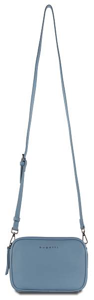 Сумка кросс-боди женская BUGATTI Almata, голубая, полиуретан, 21,5х6х15 см 49665439 BUGATTI, Артикул: 49665439 фото №1
