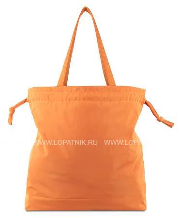 сумка-шоппер bugatti bona, оранжевая, полиэстер/сатиновый нейлон, 45х9х41 см, 13 л 49665551 BUGATTI