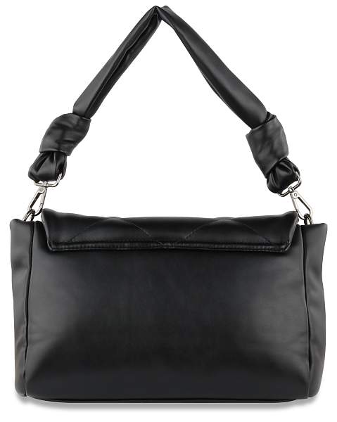 Сумка наплечная женская BUGATTI Cara, чёрная, полиуретан, 31х7,5х20 см, 4 л 49615001 BUGATTI, Артикул: 49615001 фото №1