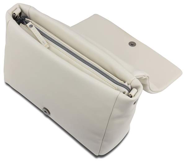 Сумка наплечная женская BUGATTI Cara, белая, полиуретан, 31х7,5х20 см, 4 л 49615040 BUGATTI, Артикул: 49615040 фото №1