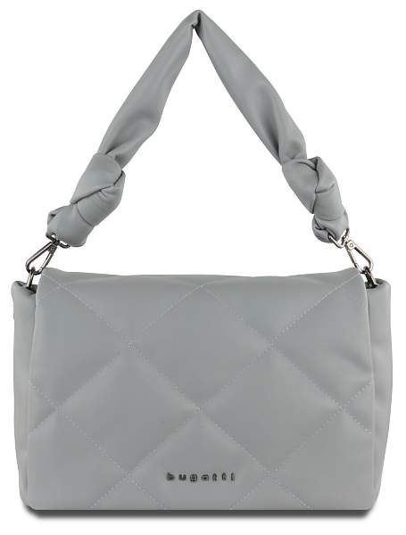 Сумка наплечная женская BUGATTI Cara, серая, полиуретан, 31х7,5х20 см, 4 л 49615042 BUGATTI, Артикул: 49615042 фото №1