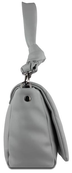 Сумка наплечная женская BUGATTI Cara, серая, полиуретан, 31х7,5х20 см, 4 л 49615042 BUGATTI, Артикул: 49615042 фото №1