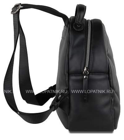 рюкзак женский bugatti cara, чёрный, полиуретан, 25,5х11х27,5 см, 7 л 49615101 BUGATTI