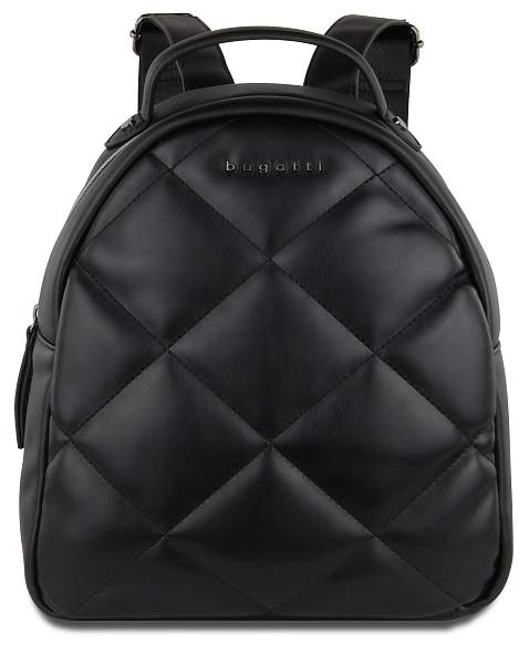 Рюкзак женский BUGATTI Cara, чёрный, полиуретан, 25,5х11х27,5 см, 7 л 49615101 BUGATTI, Артикул: 49615101 фото №1