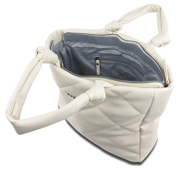 Сумка-шоппер BUGATTI Cara, белая, полиуретан, 43х11х32 см, 10 л 49615240 BUGATTI, Артикул: 49615240 фото №1