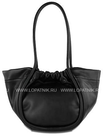 сумка наплечная женская bugatti daria, чёрная, полиуретан, 36х16х24 см, 7 л 49677001 BUGATTI