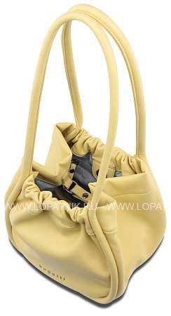 сумка наплечная женская bugatti daria, жёлтая, полиуретан, 36х16х24 см, 7 л 49677026 BUGATTI