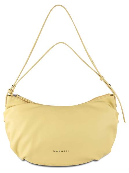 Сумка наплечная женская BUGATTI Daria, жёлтая, полиуретан, 42х12х24 см, 8 л 49677126 BUGATTI, Артикул: 49677126 фото №1