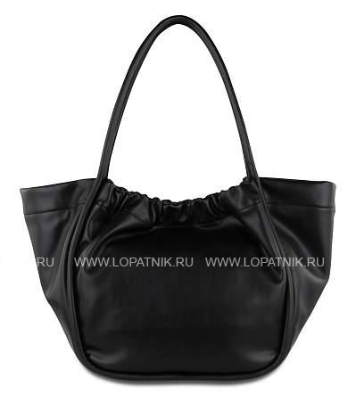 сумка-шоппер bugatti daria, чёрная, полиуретан, 52х17х32 см, 14 л 49677201 BUGATTI