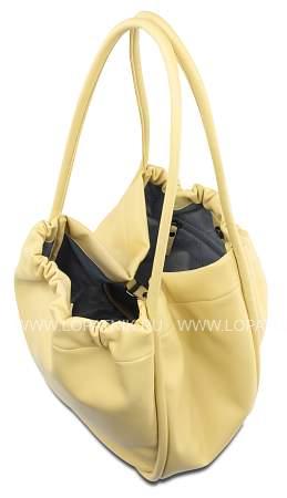 сумка-шоппер bugatti daria, жёлтая, полиуретан, 52х17х32 см, 14 л 49677226 BUGATTI