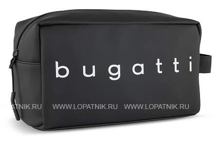 несессер bugatti rina, чёрный, переработанный полиуретан, 26х12,5х14 см, 3 л 49430101 BUGATTI
