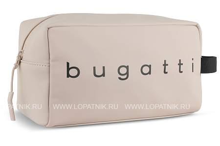 несессер bugatti rina, пудровый, переработанный полиуретан, 26х12,5х14 см, 3 л 49430179 BUGATTI