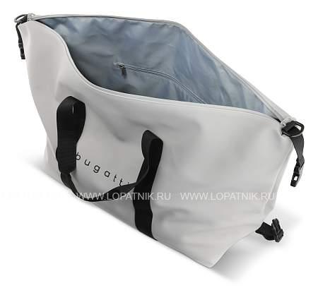 сумка дорожная bugatti rina, светло-серая, переработанный полиуретан, 70х25х28 см, 35 л 49430244 BUGATTI